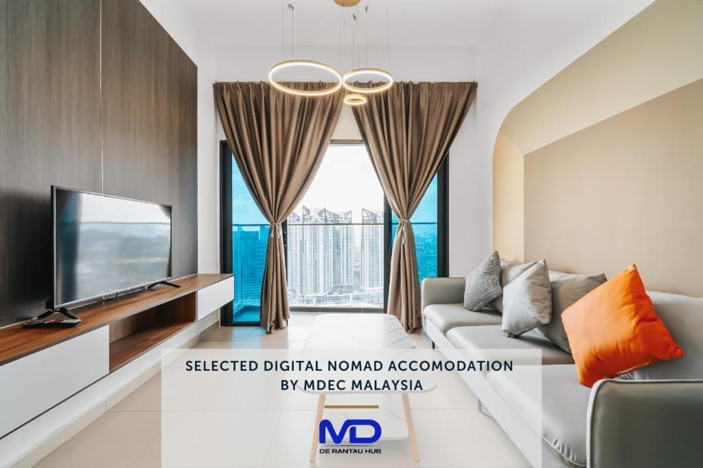 Nowhere 2Br & 2Bath Apartment With Balcony @ Reizz Residences Kuala Lumpur Exterior foto